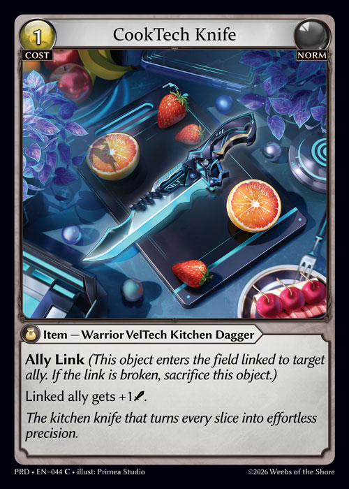 FOIL - CookTech Knife / PRD-044 (C)