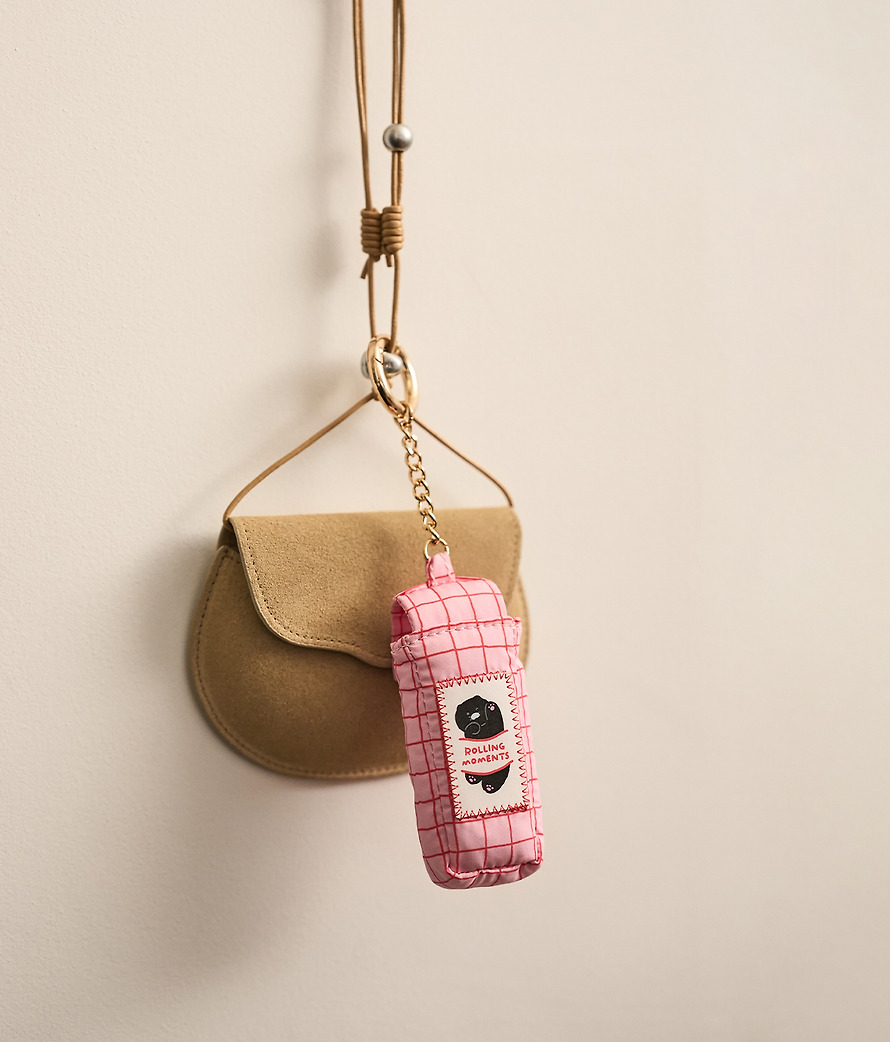 黑色 春植 唇膏收納袋