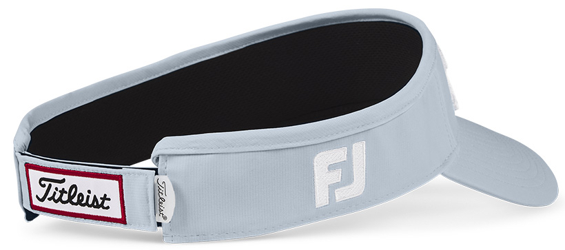 TITLEIST TOUR PERFORMANCES VISOR 職業無頂帽 - 淺藍底白字
