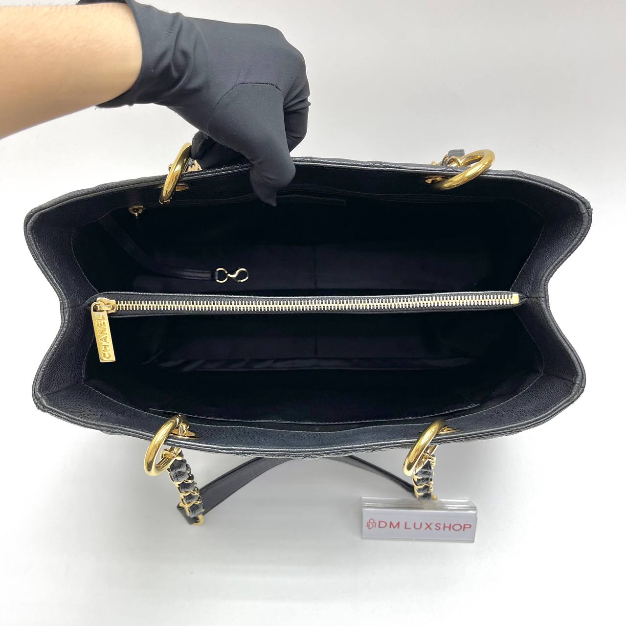 Chanel Black Caviar GST GHW (Serial 15)