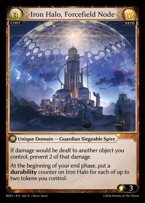 Iron Halo, Forcefield Node / RDO-365 (R)