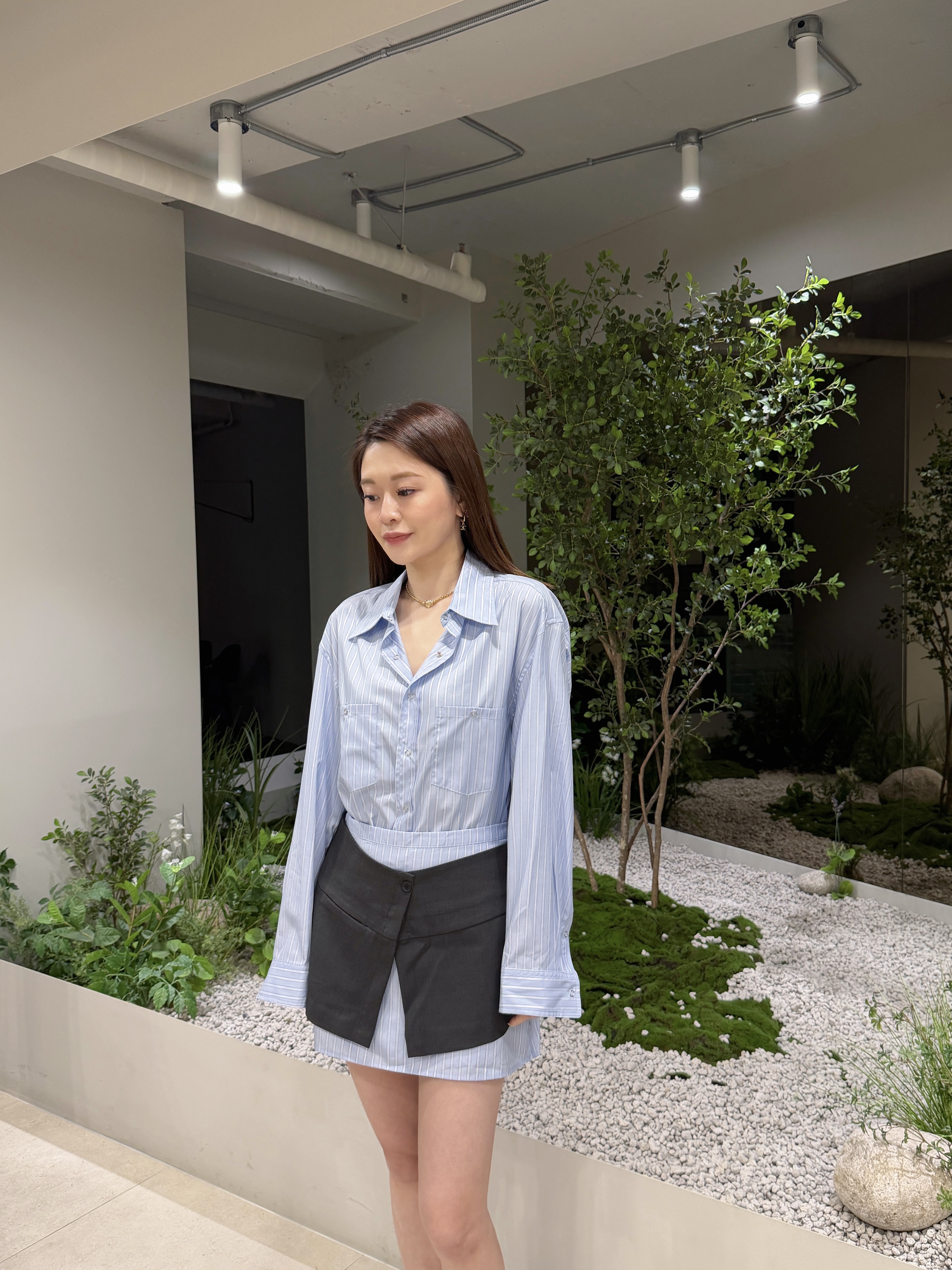 恤衫連身裙3件套 !