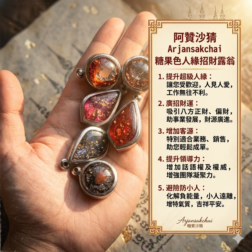🙌 阿贊沙猜「糖果色金蟾靈翁」  