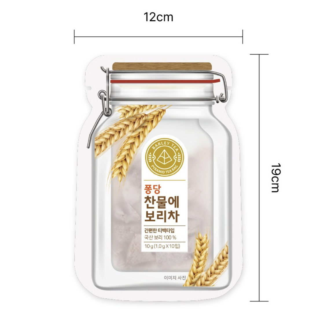 韓國 James Teaspoon 10秒即飲 無咖啡因大麥茶 10入/包