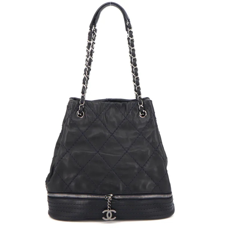 Chanel Wild Stitch Expandable Ligne Bucket Shoulder Bag