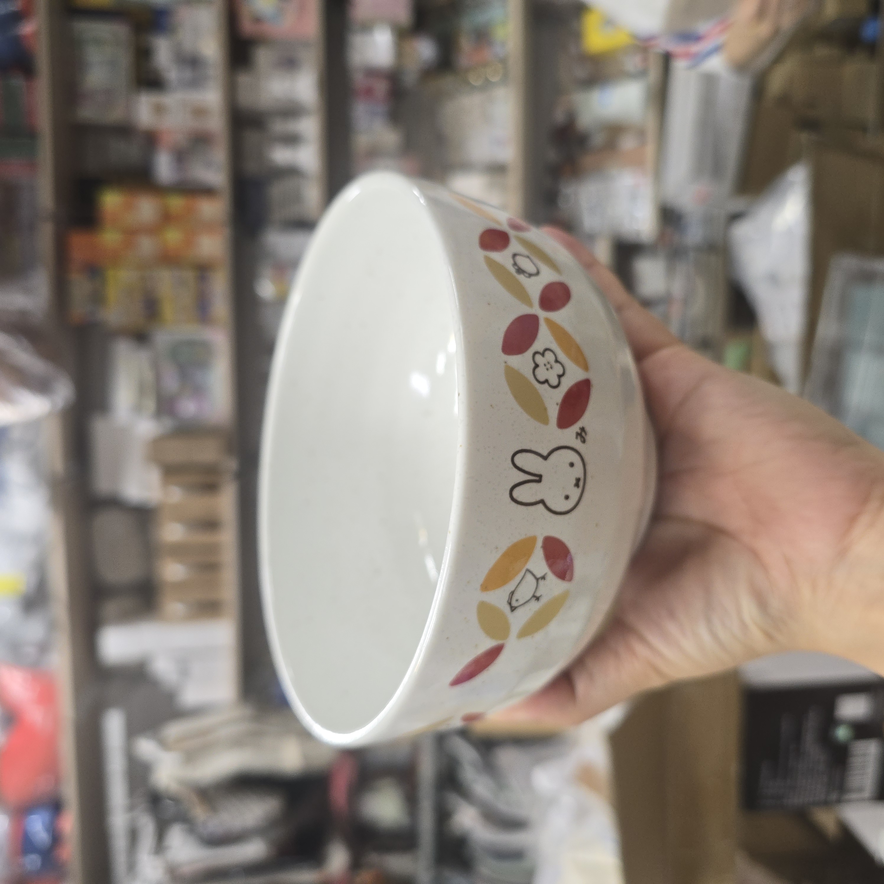  miffy 七寶紋 陶瓷 烏龍麵碗