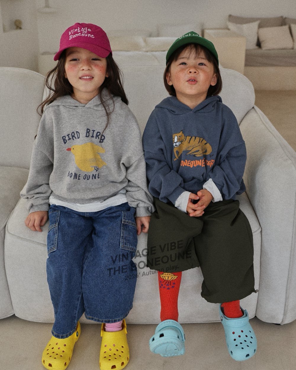 Boneoune | Bird Crop Hoodie