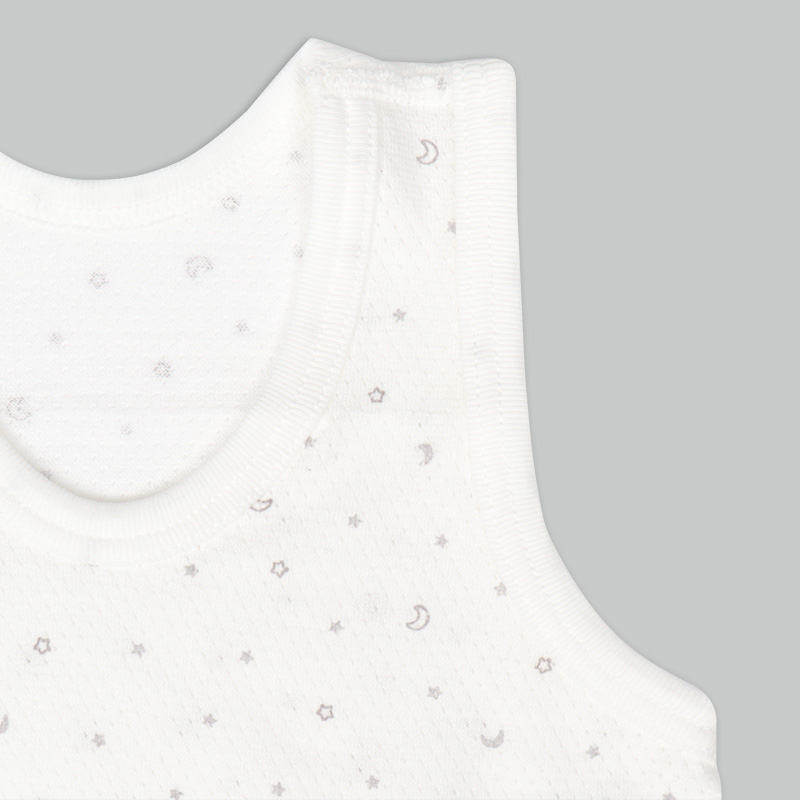 🇯🇵預訂 日本直送🇯🇵星月印花純棉網眼無袖背心包屁衣兩件套