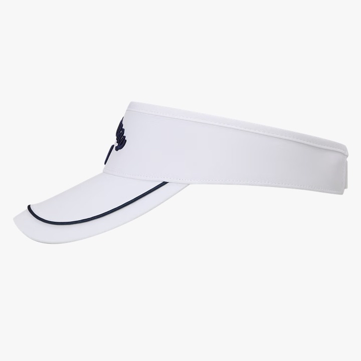 CALLAWAY 男士無頂球帽 TRIPLE TRACK VISOR - 白