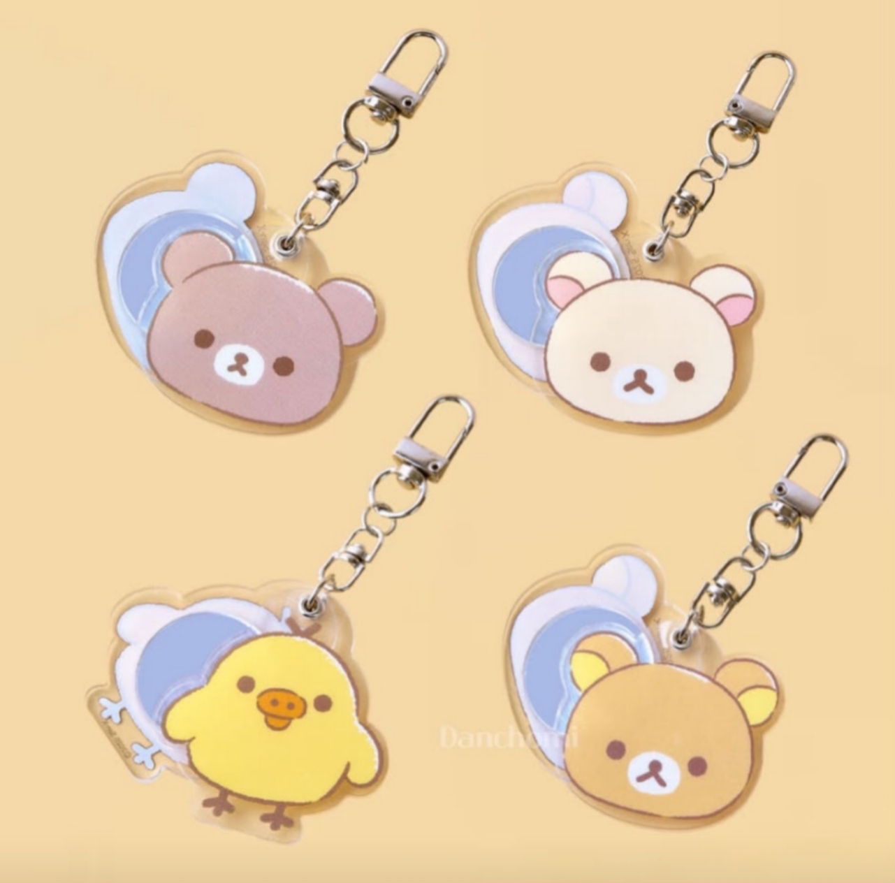《預訂貨品》全新韓國限定 Rilakkuma小鏡仔掛飾