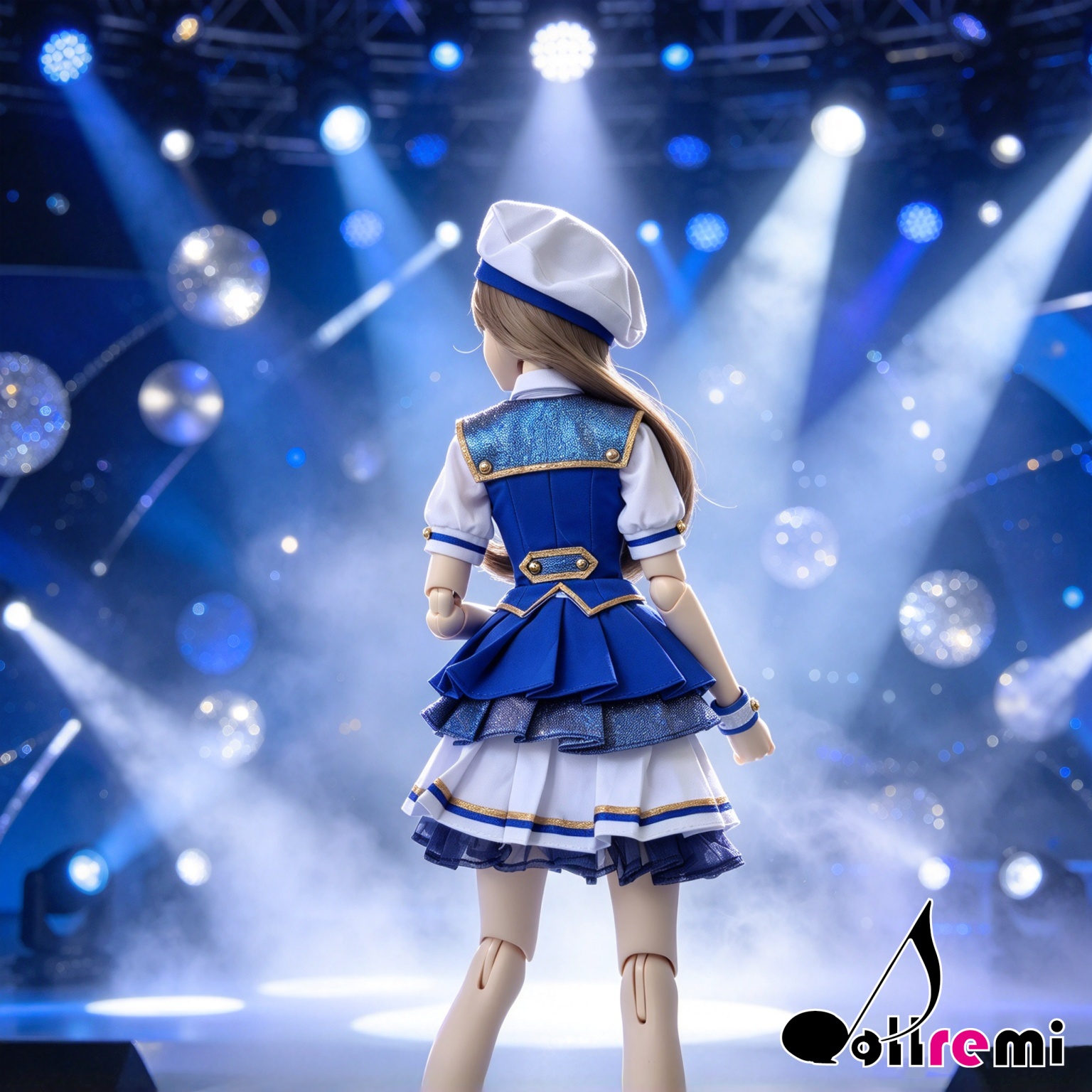 【dollremi】(DD0959) COS 偶像大師 百萬演唱會 THE IDOLM@STER MILLION LIVE!  最上靜香 Mogami Shizuka - Crecent Blue