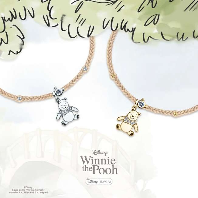 🌸 【預訂】RAVIPA x Pooh 手鏈<GD>- POOH HUNNY DAY 2026