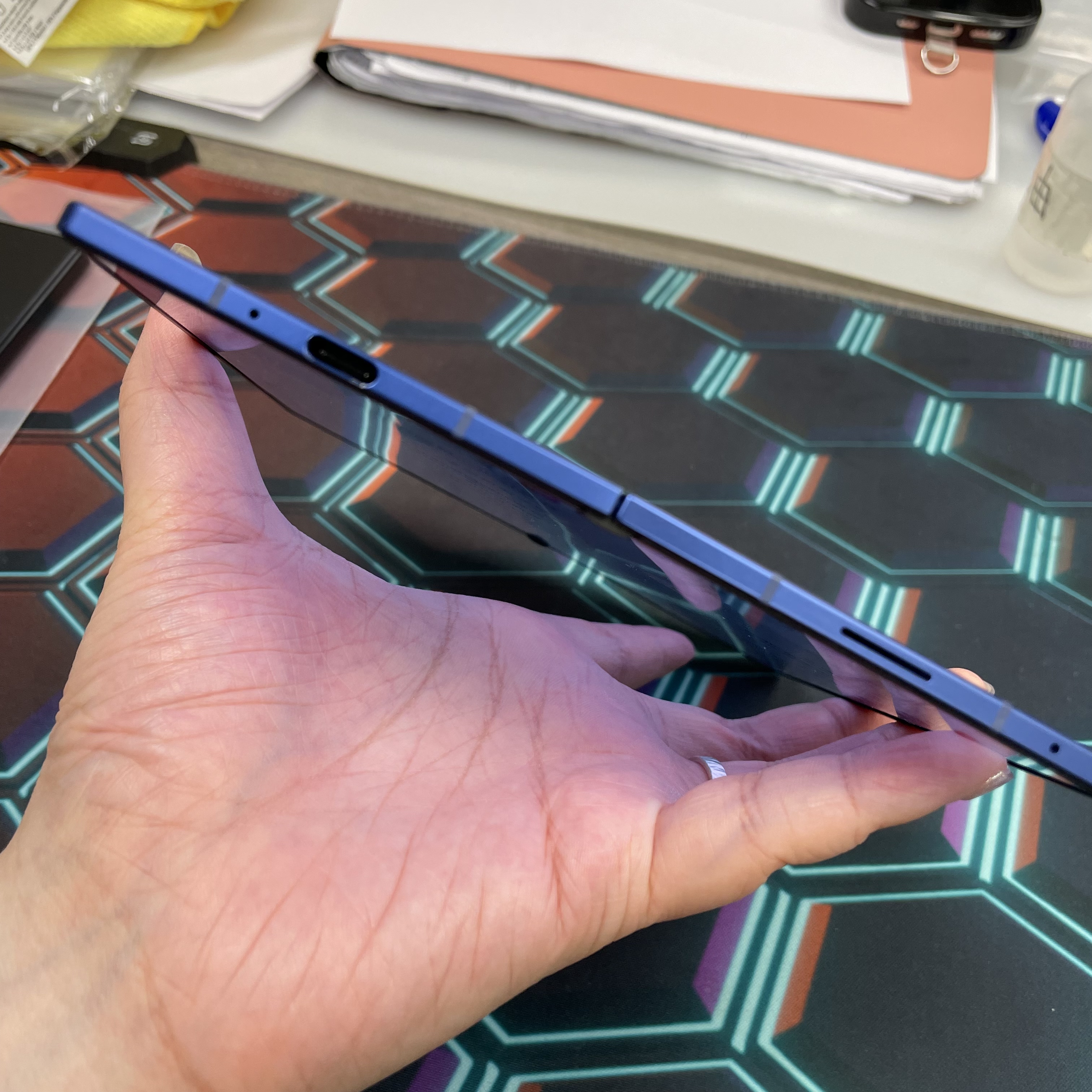 *7566 Galaxy Z Fold 7 勁靚機 12+512GB 藍色 blue