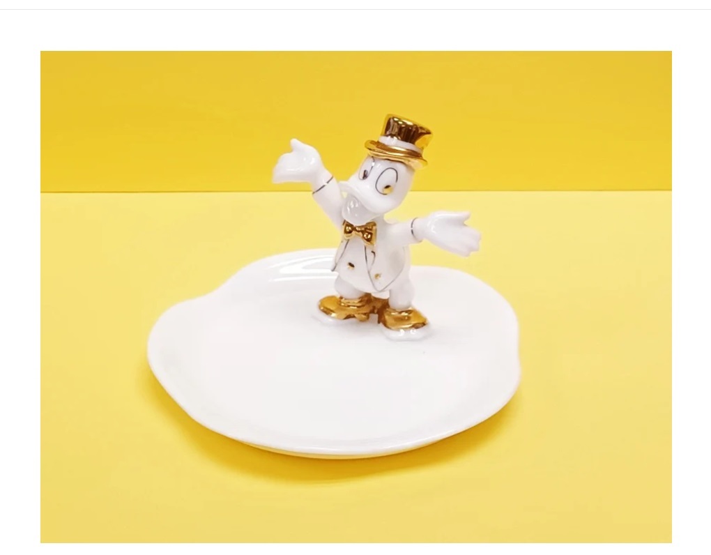 BONE CHINA CONTAINER TRAY 骨瓷收納托盤 Donald Duck   (KD-51)