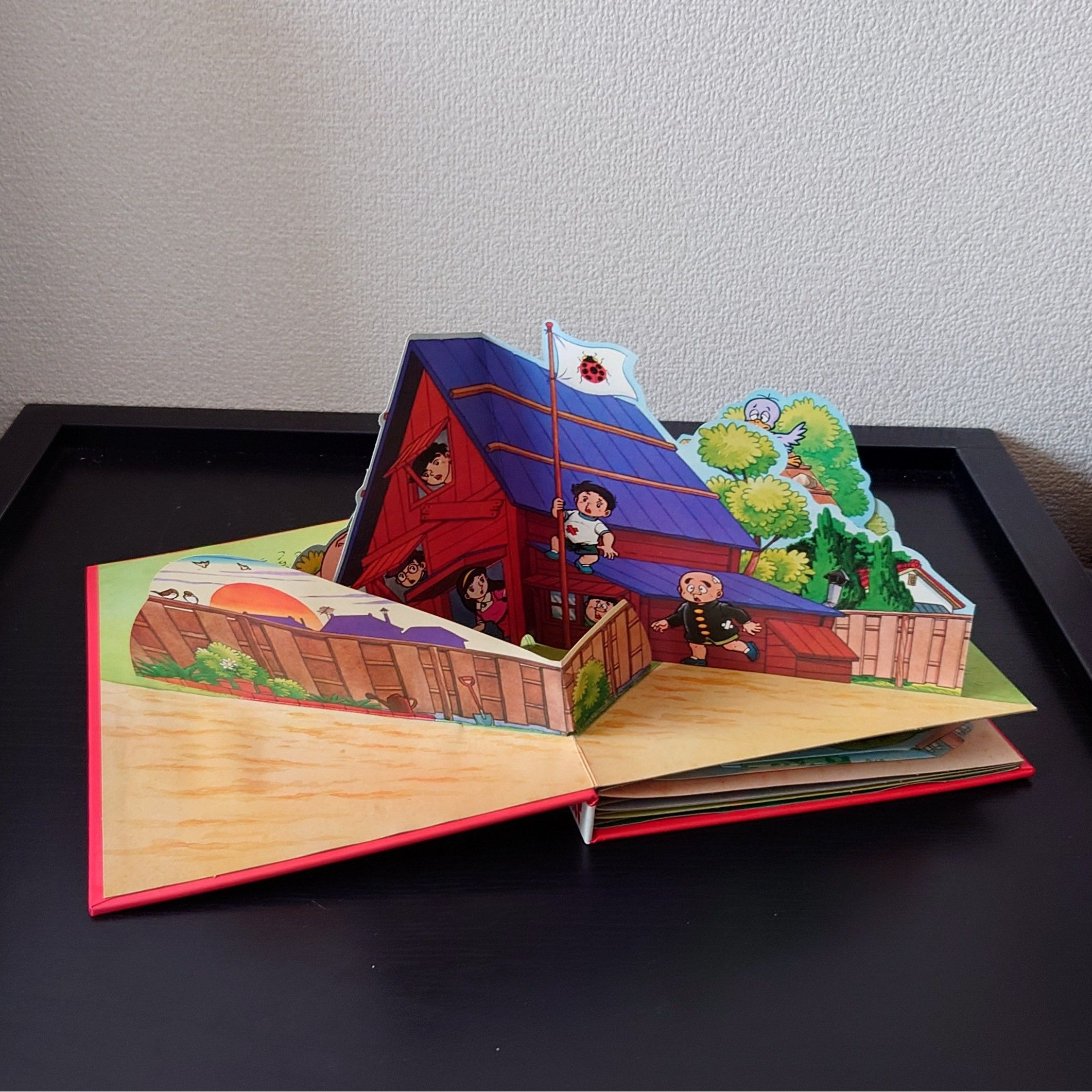 (極貴重) 昭和50年万創 - POP UP 立體書 < 七小福 >  1975年初版 BS企画