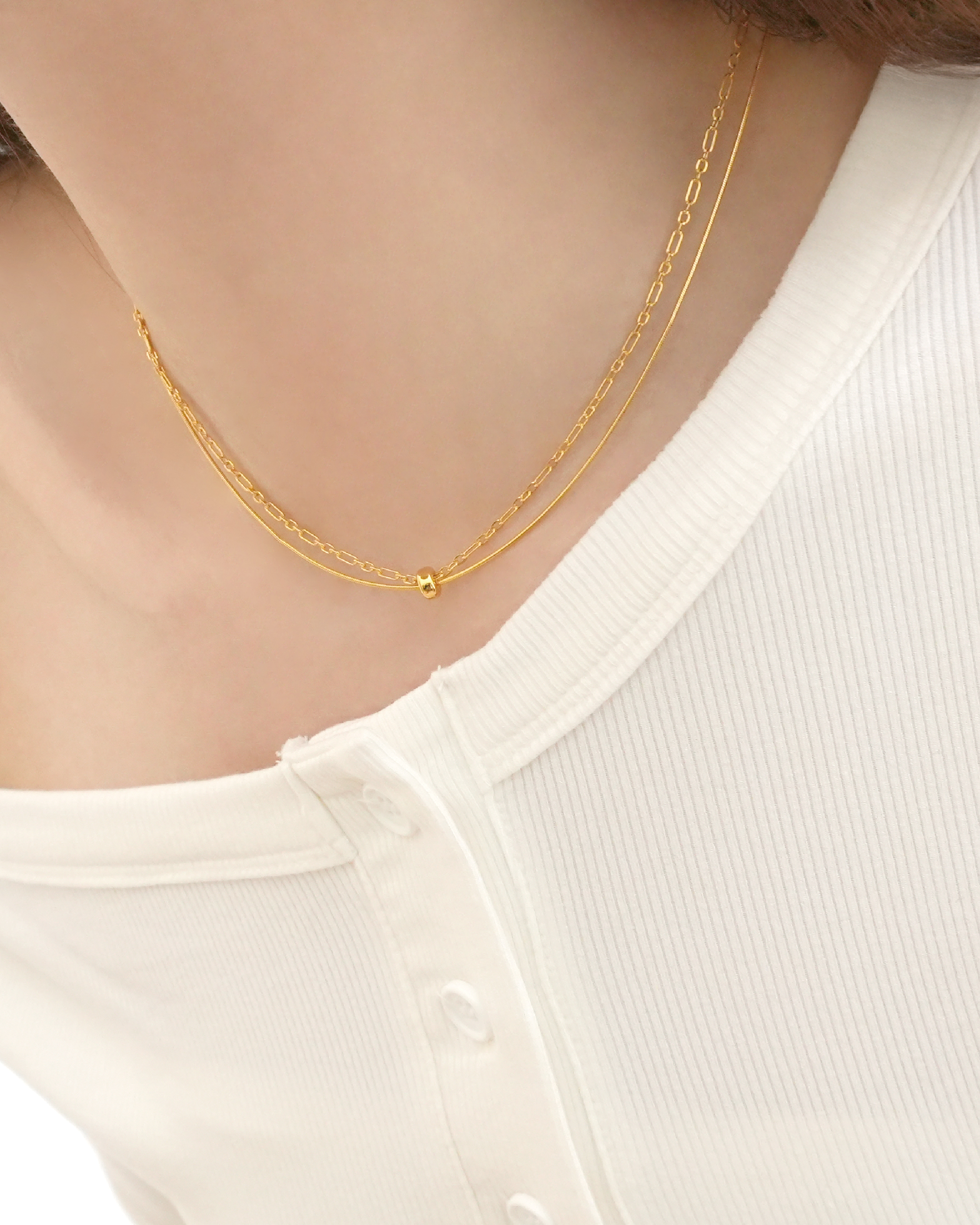 Pure Bead Layered Necklace