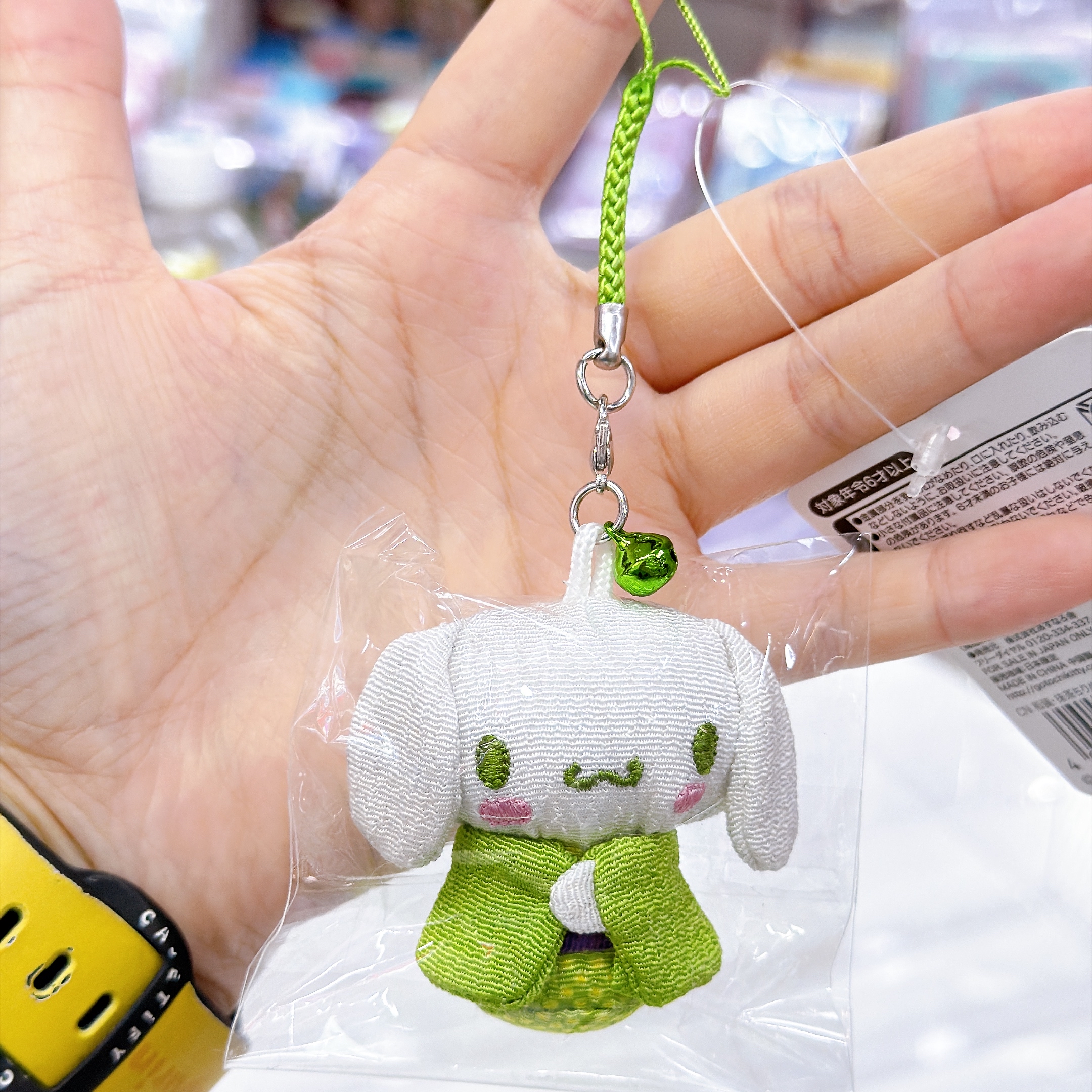日本直送Sanrio 綠茶系列電話繩