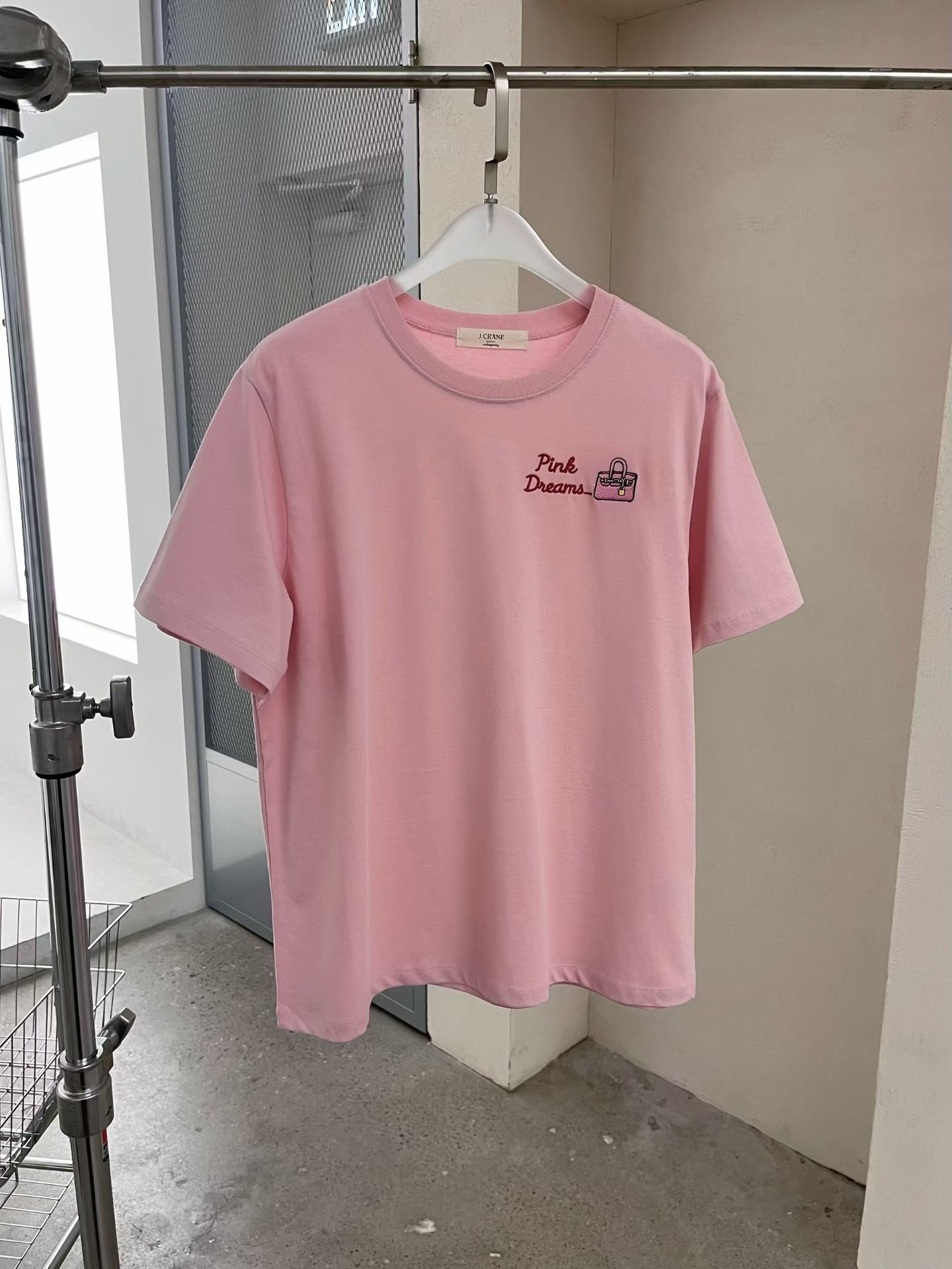 J crane 刺繡手袋仔Tee 