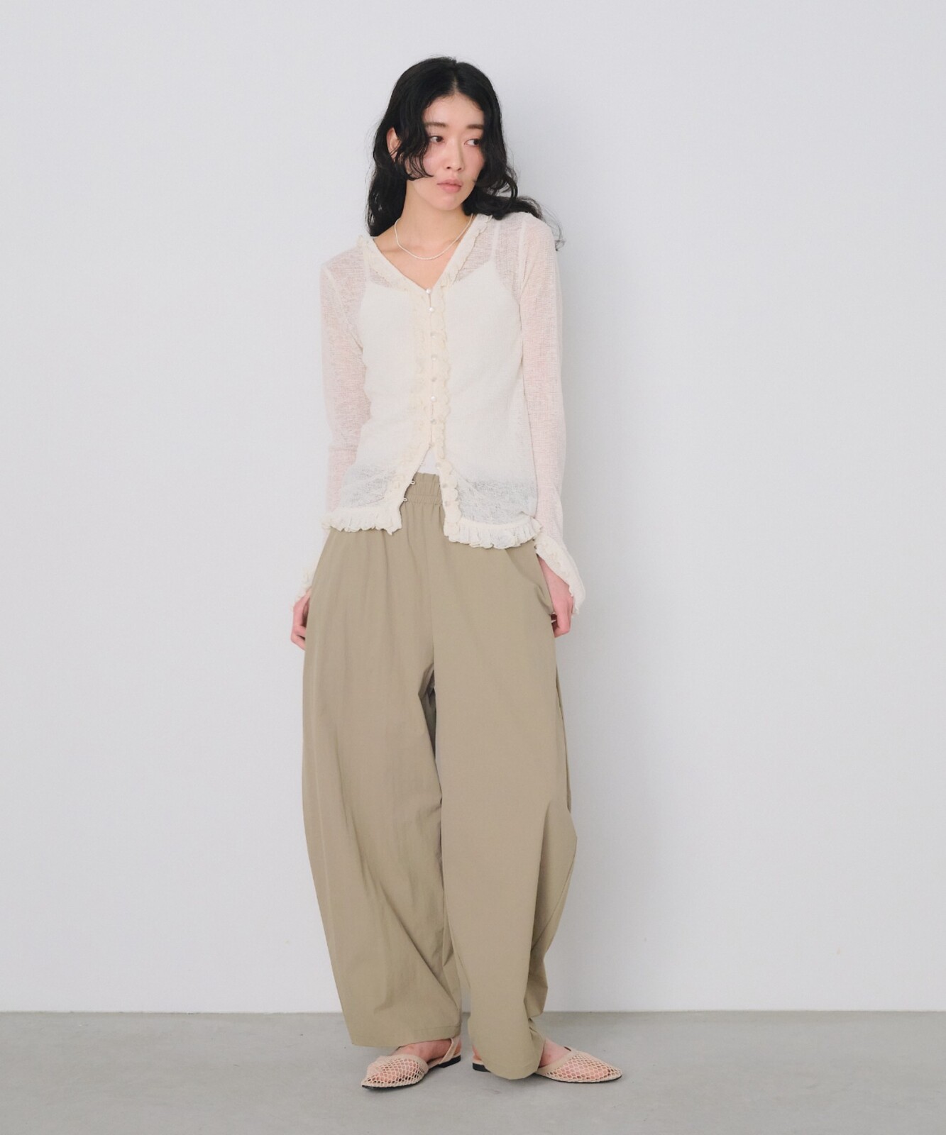 Ruffle針織薄衫【JT030】