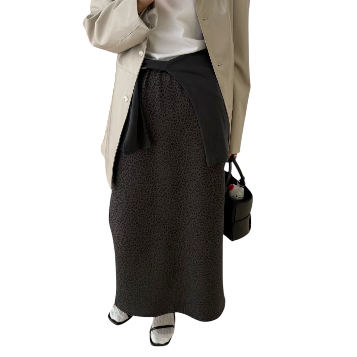 221031 豹紋半截長裙