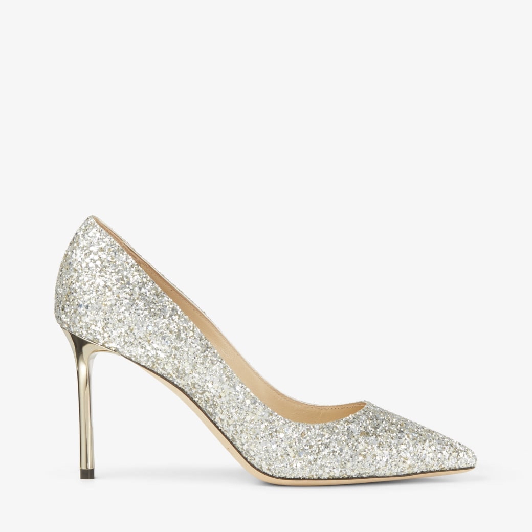 限時優惠✨最美婚鞋👰🏻‍♀️陽光下真的巨閃Bling bling   訂貨🍒JIMMYCHOO ROMY 85 Size 36-39/40  Color : Champagne
