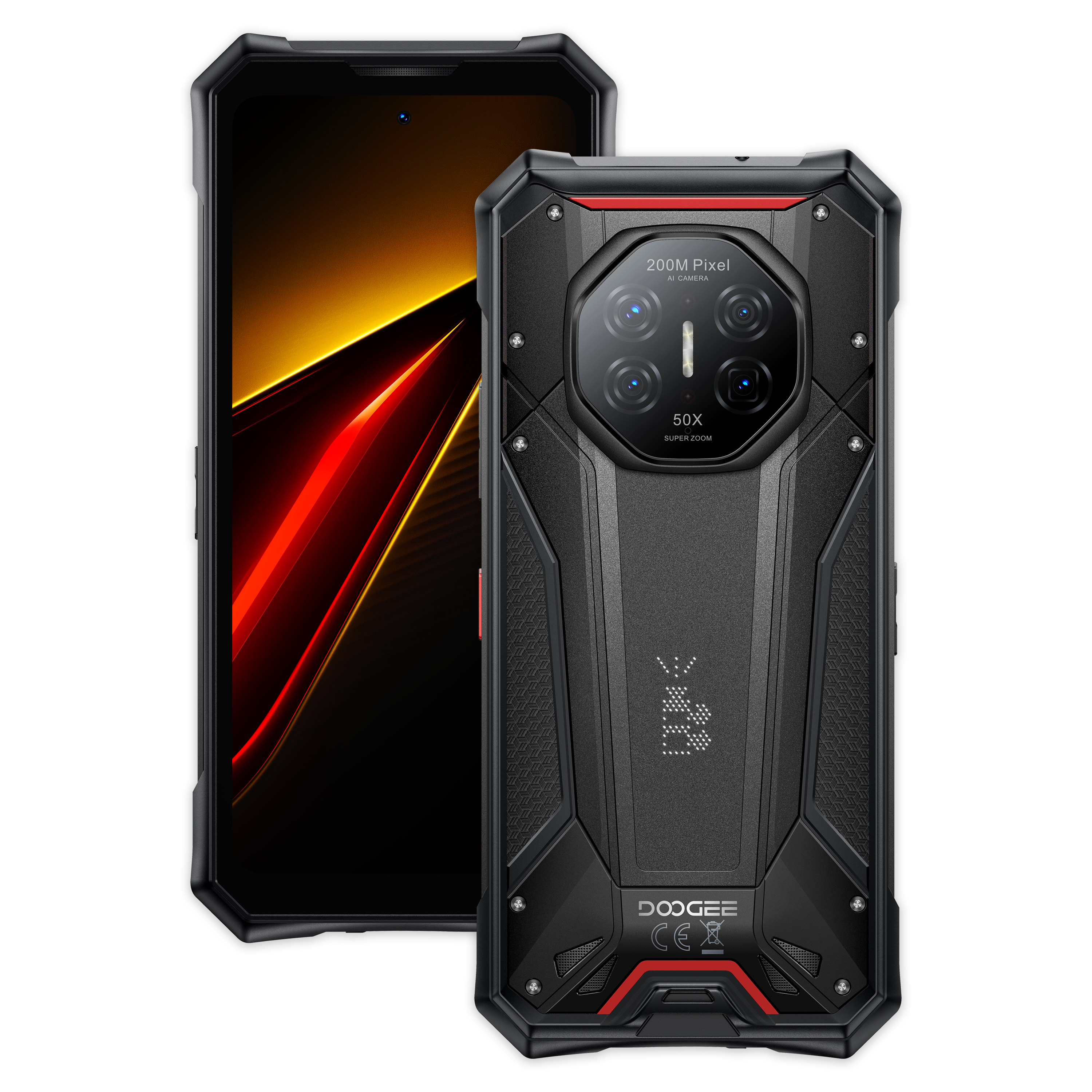 DOOGEE S300 Pro 5G | 16GB/512GB 6.78吋 120Hz 11000mAh 夜視 LED燈光陣列 即時對講功能 WiFi6E 三卡槽 快門鍵 AI助手 三防手機 Rugged Phone