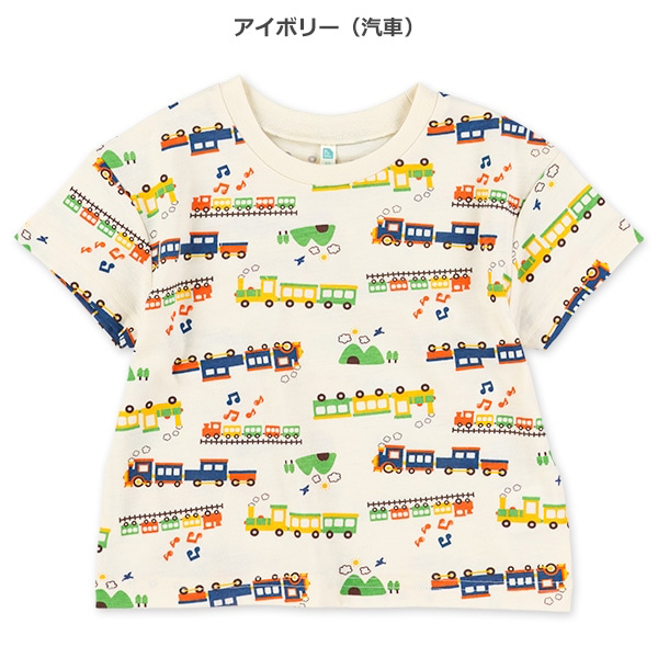 🇯🇵預訂 日本直送🇯🇵兩色電車火車滿印短袖T恤