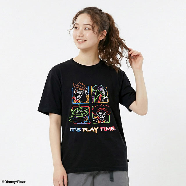 🆕【⭐訂購⭐】 🇯🇵日本直送 🌀#Toystory 霓虹線條圖案❣️ #親子裝❣️短袖 tee［2款選］🌀 [ELDA-0202][260522]