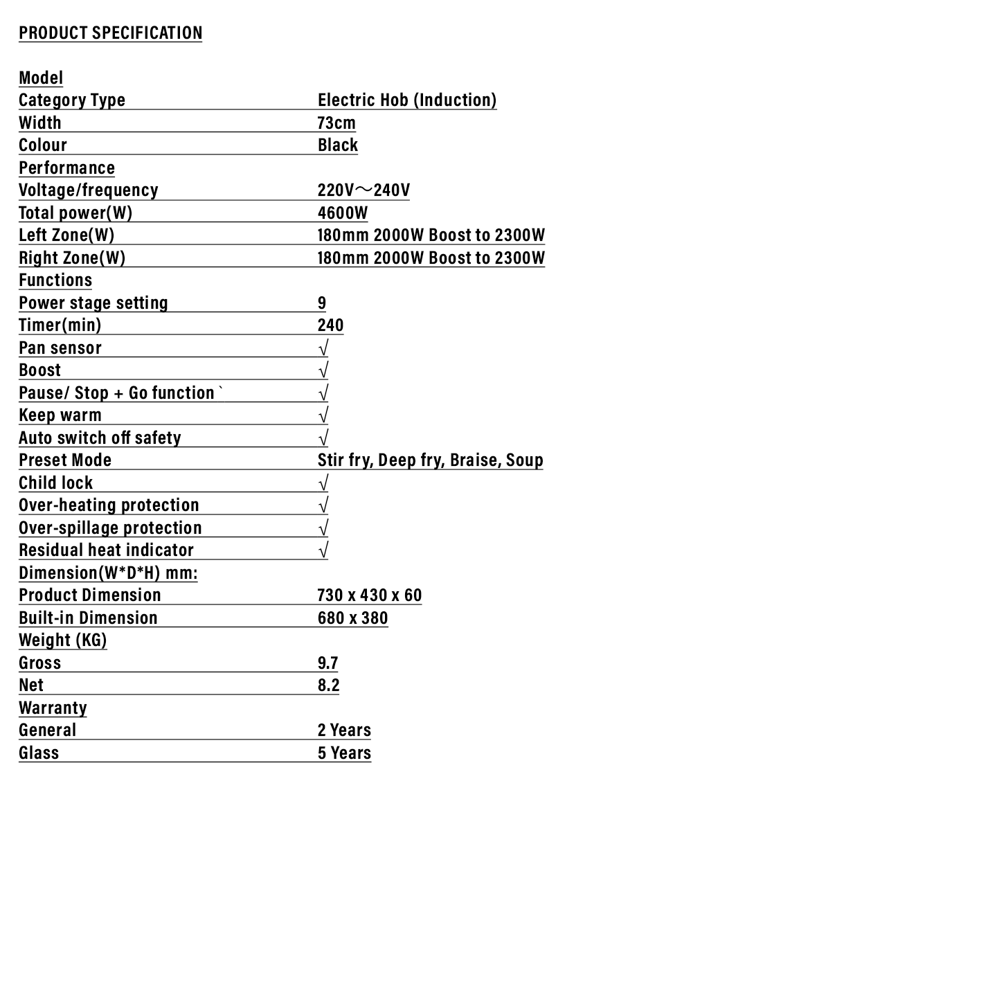 Haier Slanted Range Hood (HI-Y672SNNDC)
