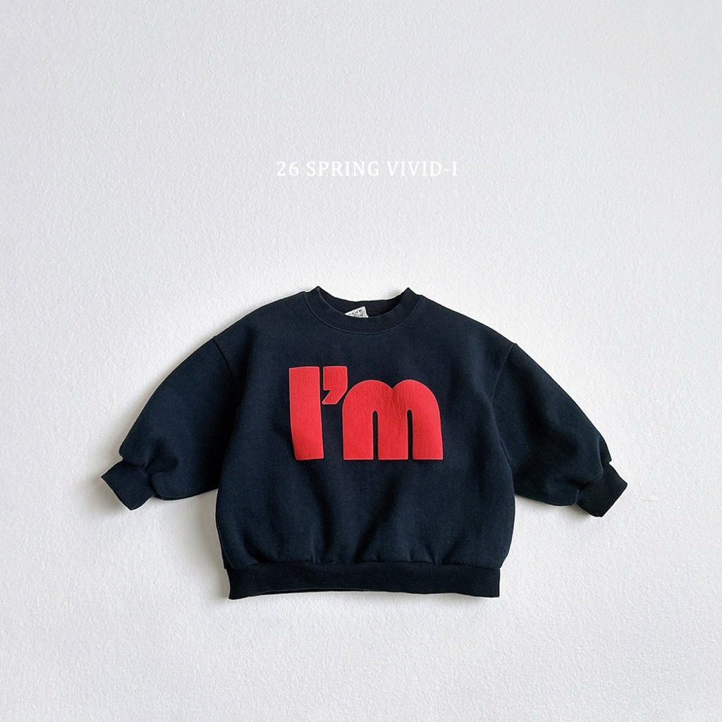 🌸預訂 韓國直送🌸🇰🇷VIVIDI三色立體字母印花寬鬆衛衣
