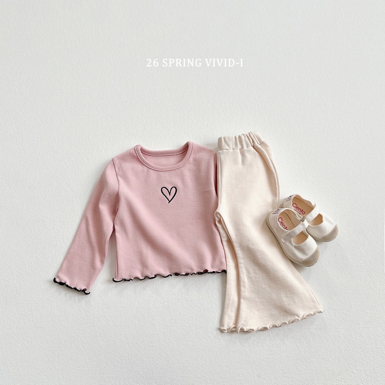 🌸預訂 韓國直送🌸🇰🇷VIVIDI四色純色毛圈花邊喇叭褲