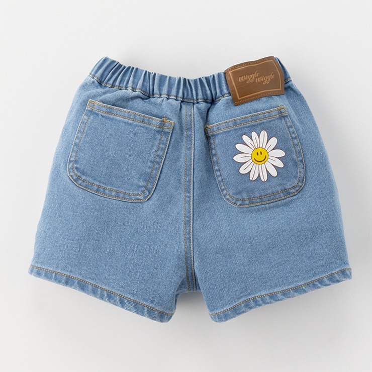 🇯🇵限時預訂 日本直送🇯🇵Wiggle Wiggle花花刺繡牛仔短褲