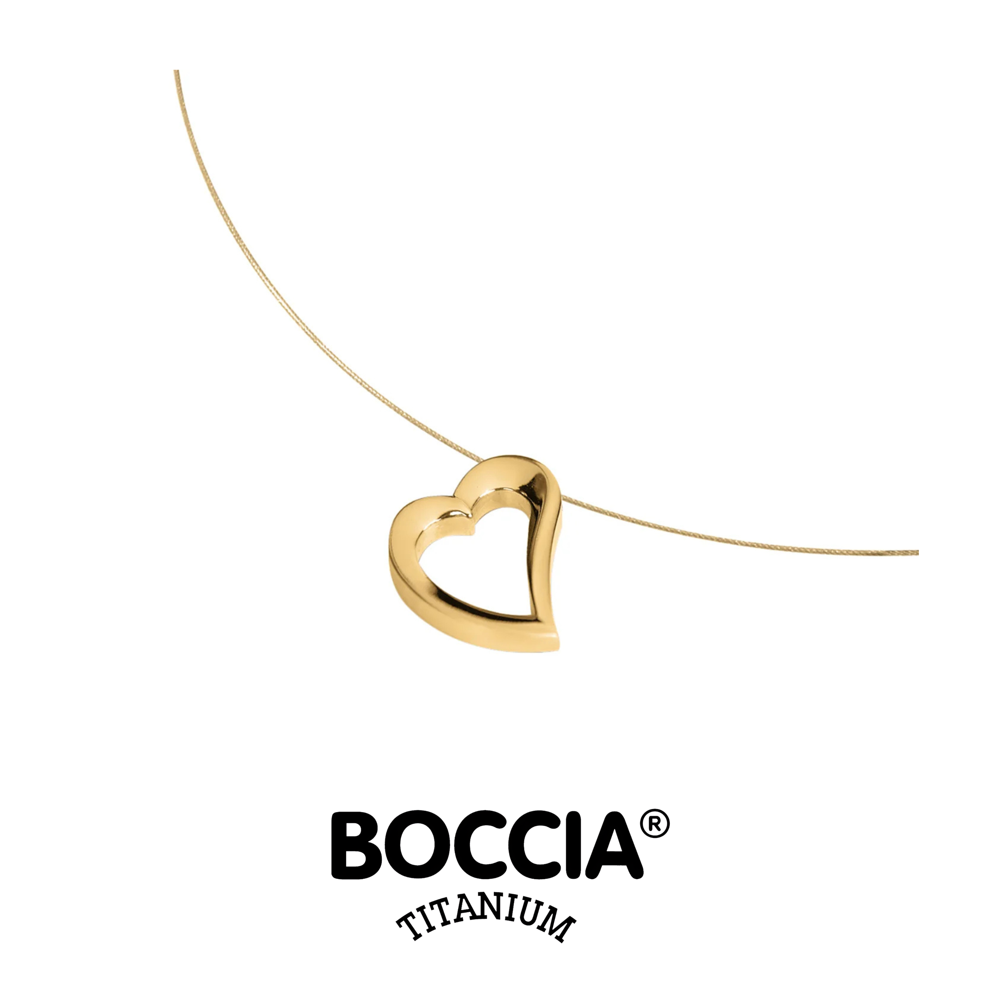 Boccia Titanium 0750-03 鈦金屬 /  鍍金吊墜