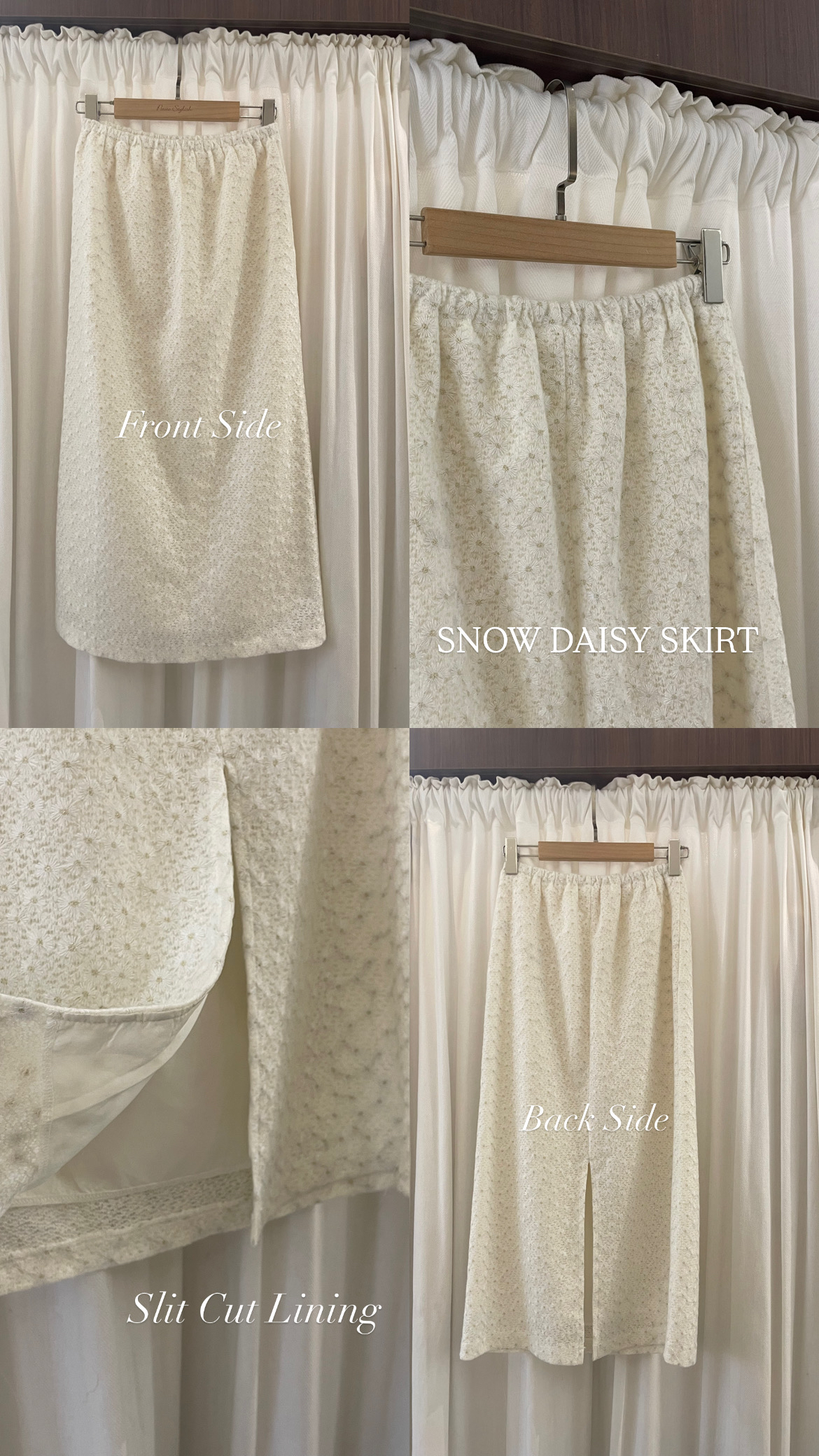 ❄️| SNOW DAISY SKIRT