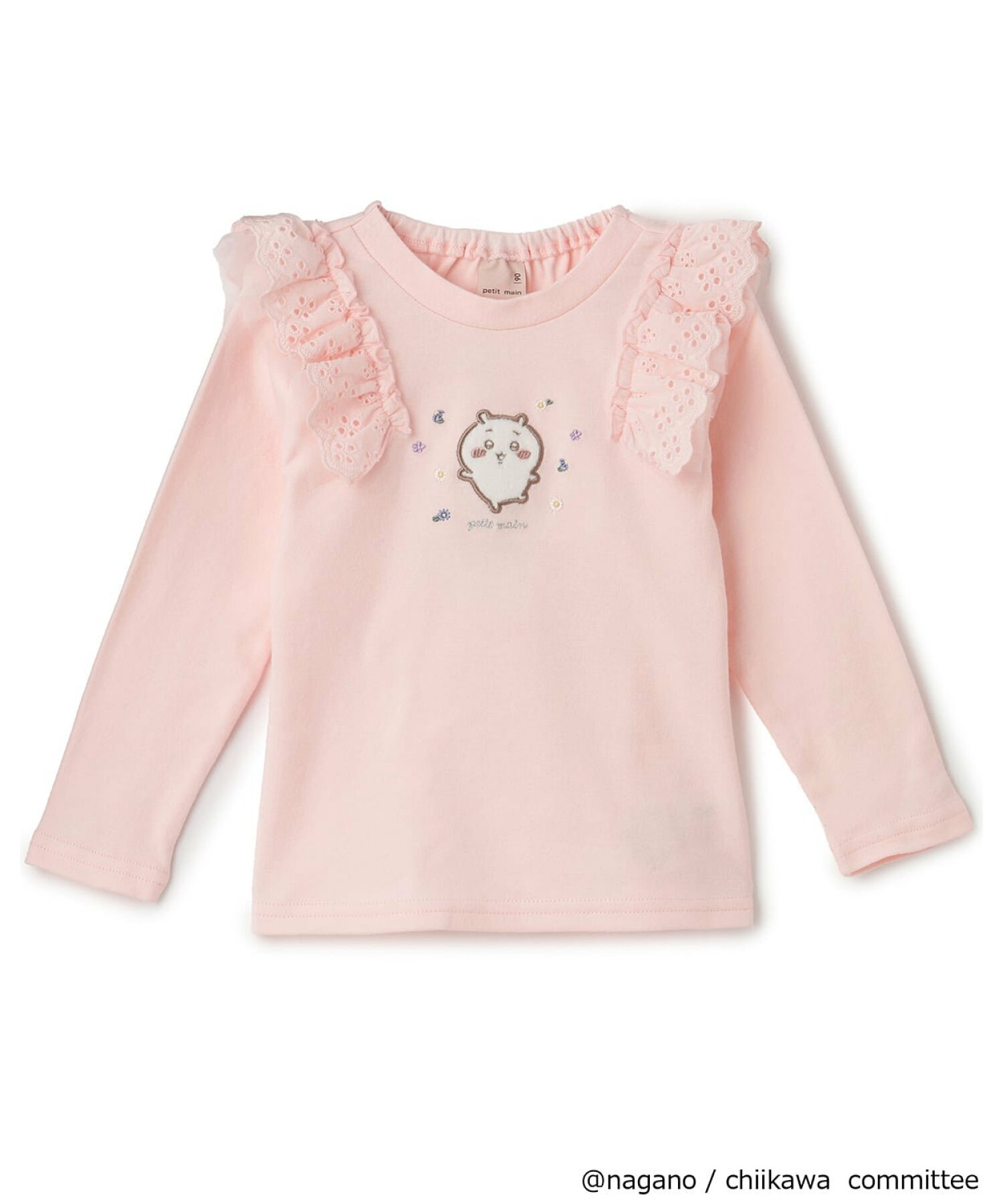 🆕【⭐訂購⭐】 🌀🇯🇵 日本直送🇯🇵 刺繡 #Chiikawa 薄紗荷葉邊肩袖 長袖Tee［3款選］🌀 [ELCA-0111][260329]