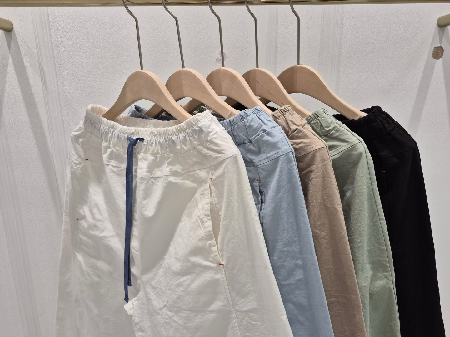 PP OS 間約淡色褲