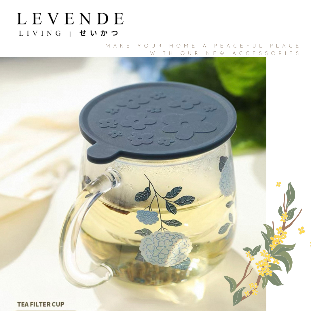 Levende 繡球花高硼硅耐熱玻璃杯