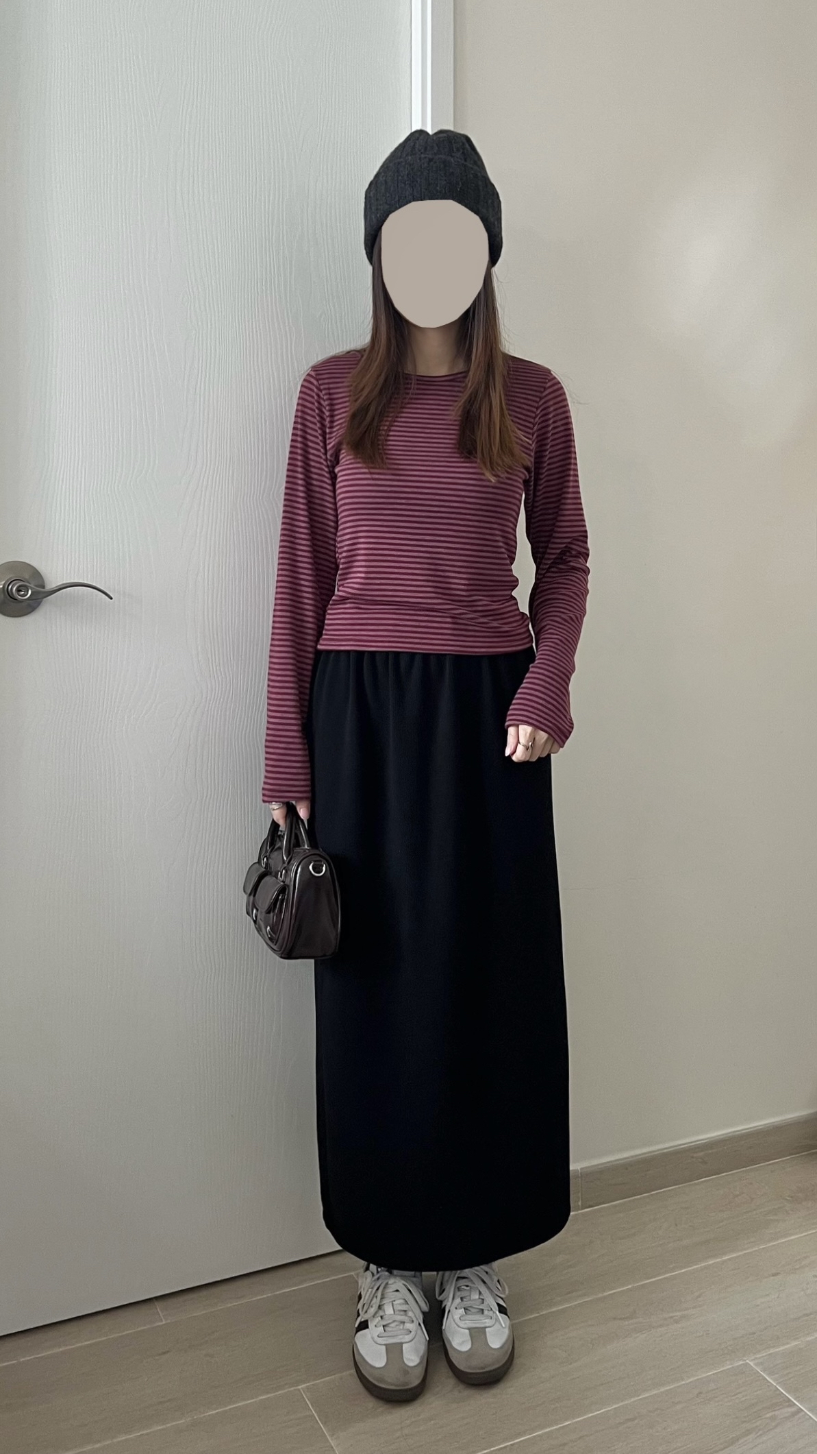 甜甜價 莓果親膚間條衫 現貨