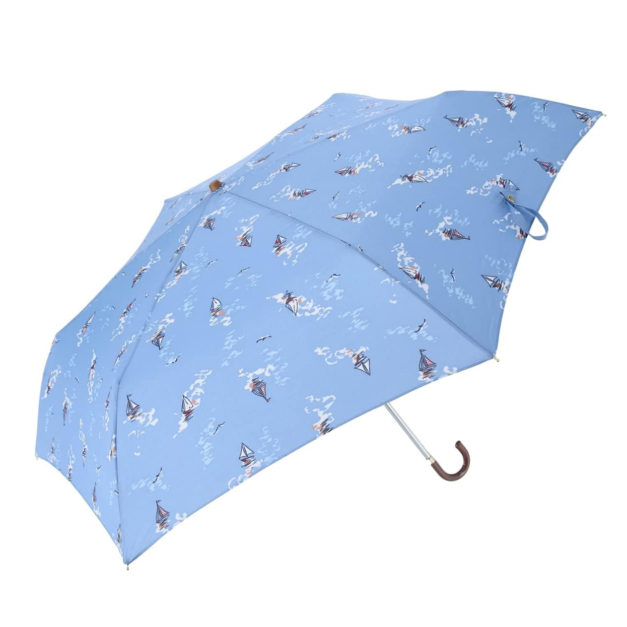日本 Nifty Colors 可愛帆船輕量晴雨兼用縮骨遮⛵