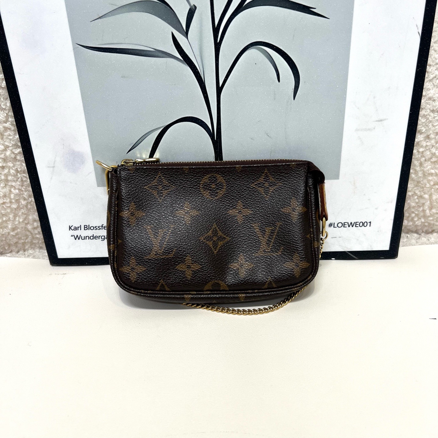 【預訂貨品】LV中古老花麻將包