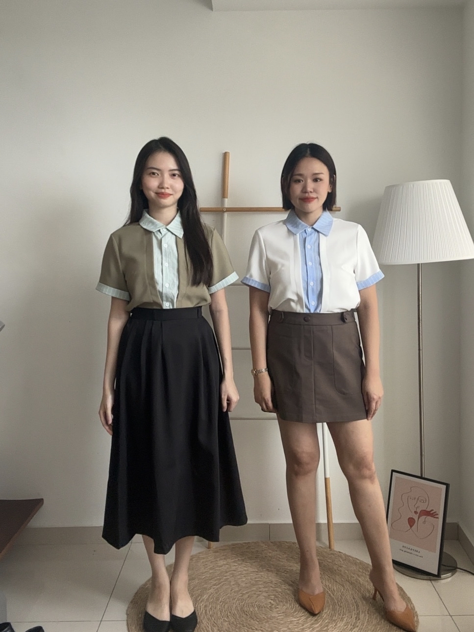 T4204 Fake Two-Piece Shirt - 3 Colors 