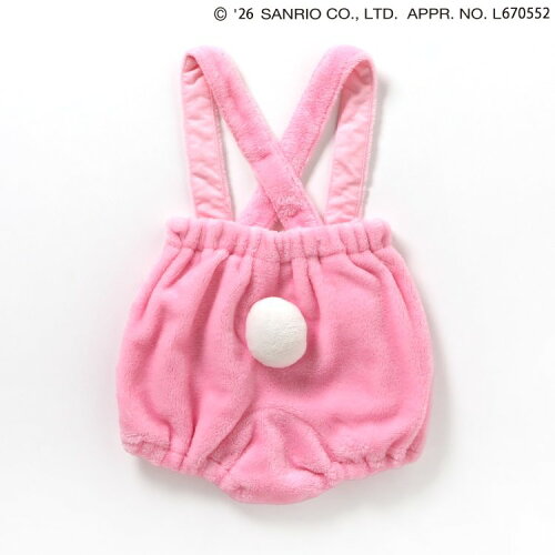 🆕【⭐訂購⭐】🌀 🇯🇵 日本直送🇯🇵 #Sanrio 可愛刺繡圖案 絨毛 背帶燈籠褲［4款選］🌀 [ELIA-0015]