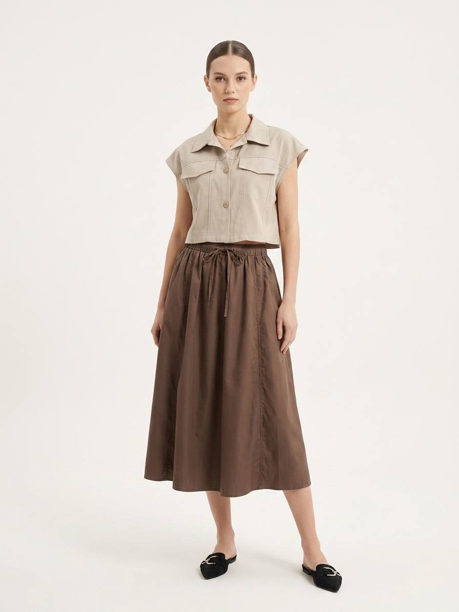 W2506 - Midi Skirt