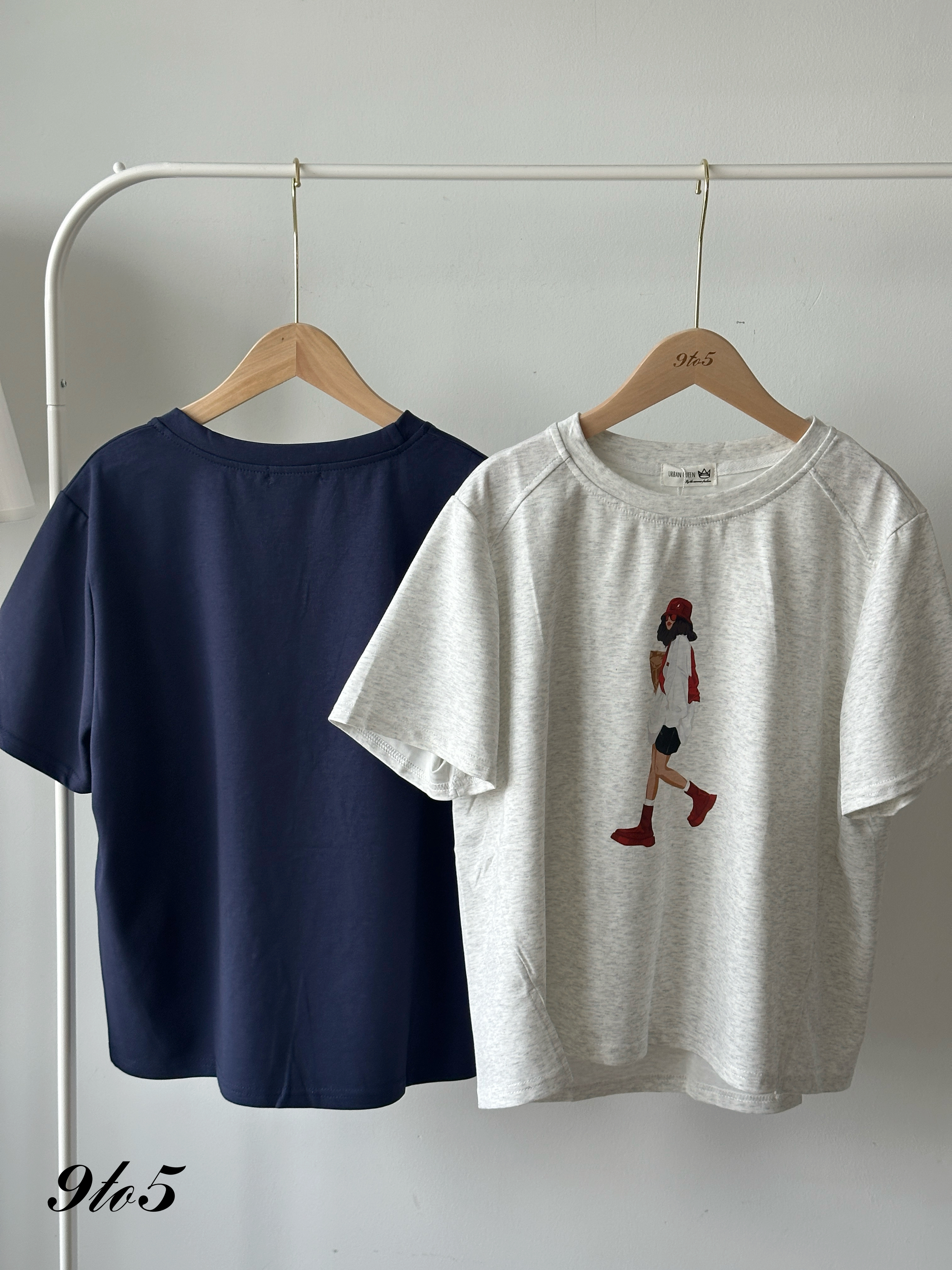 T4181 Casual Printed Tee - 4 Colors 