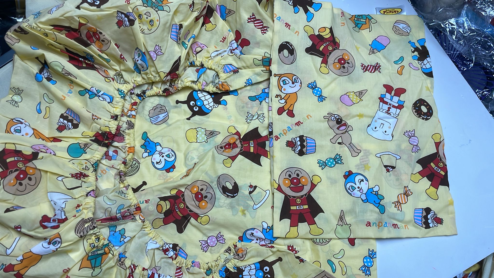 日單麵包超人床單70× 120 cm+枕頭套-（清貨不設儲貨Box G2)