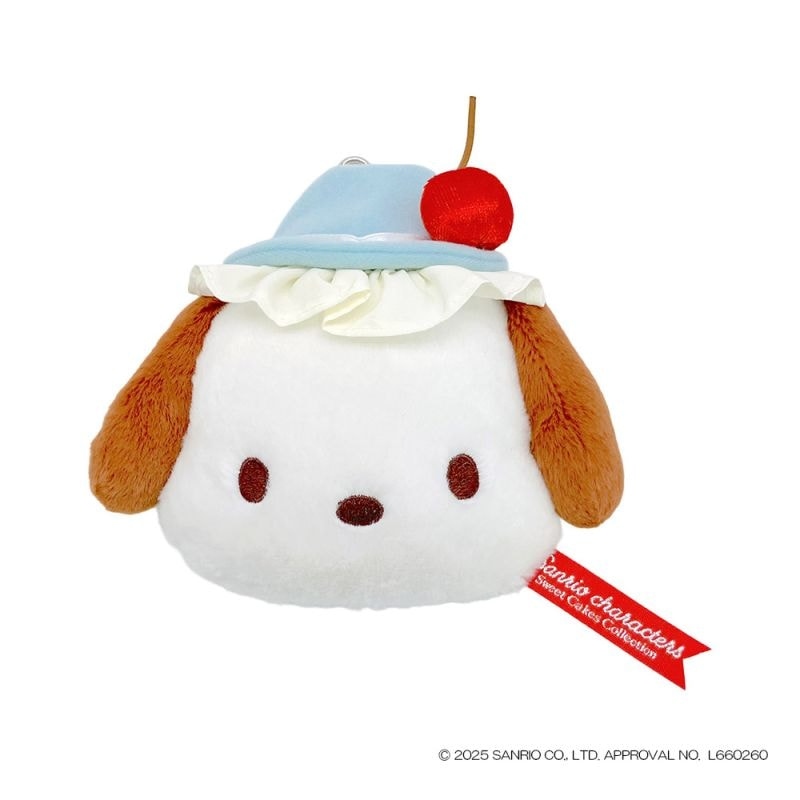 🌸 【預訂】Pochacco Card Case - Sky Blue Cherry Cake