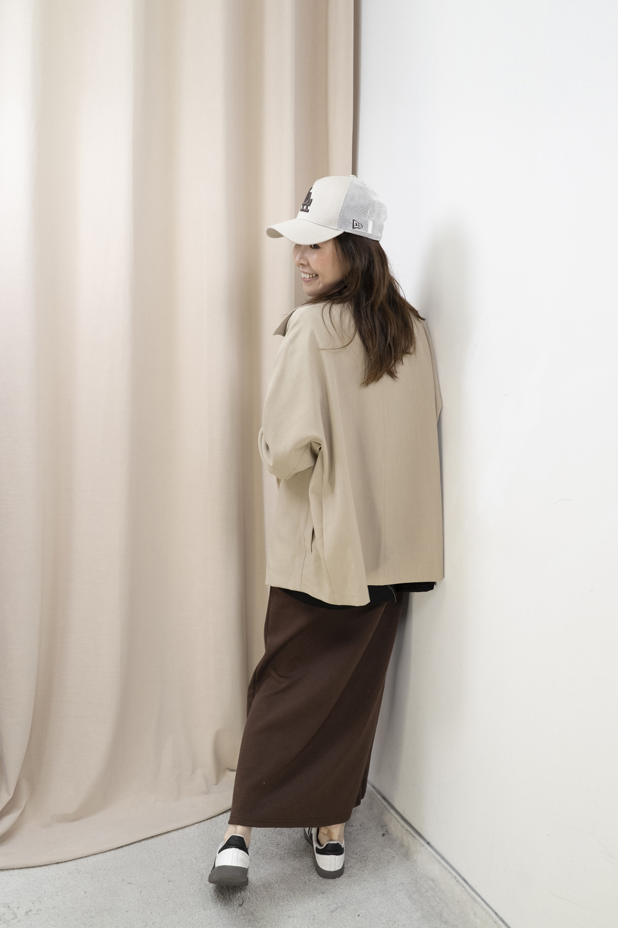 推薦！Smart Causal 必備大翻領西外（卡其啡色）