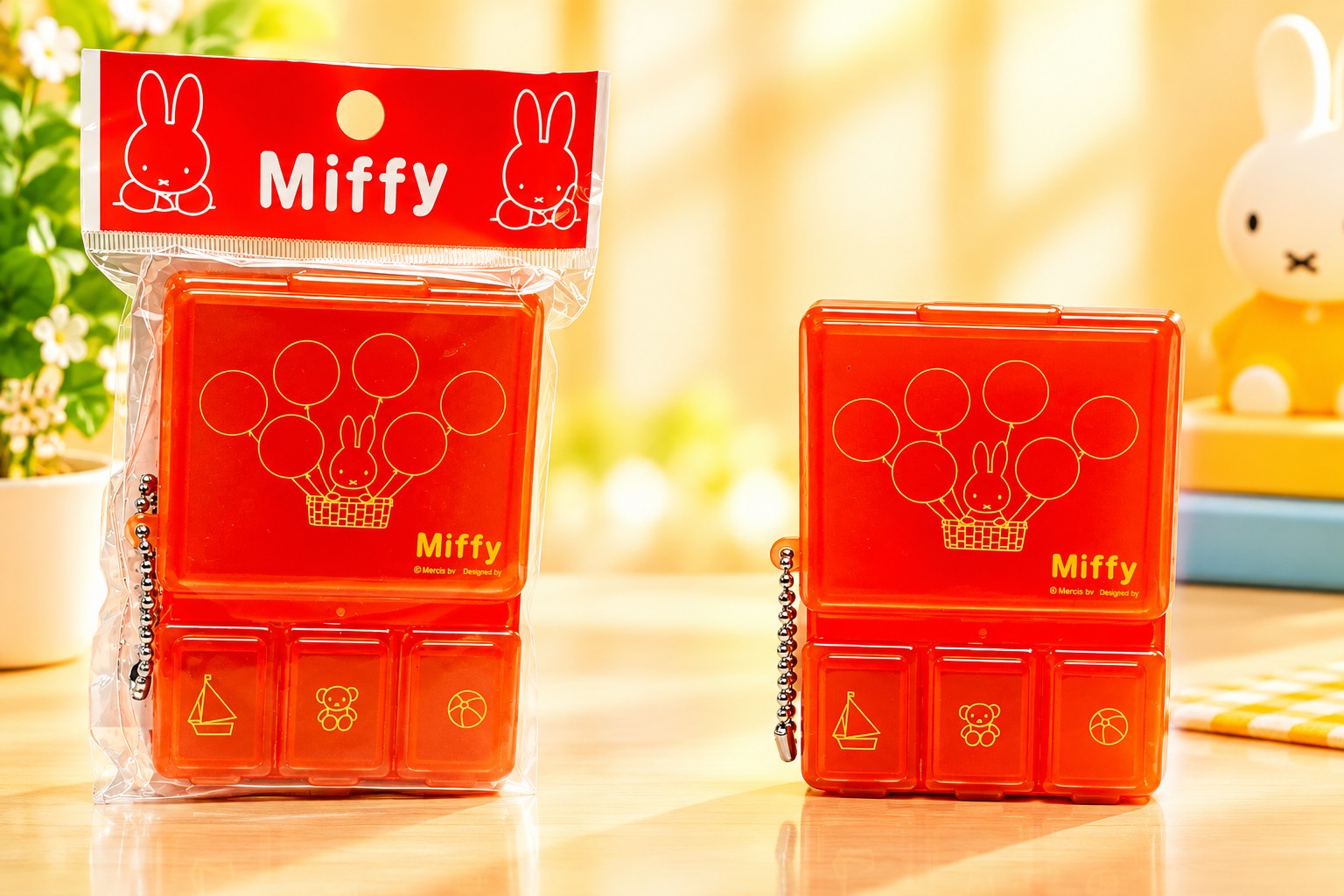 4格矩形藥盒 MIFFY  (MPB-416)