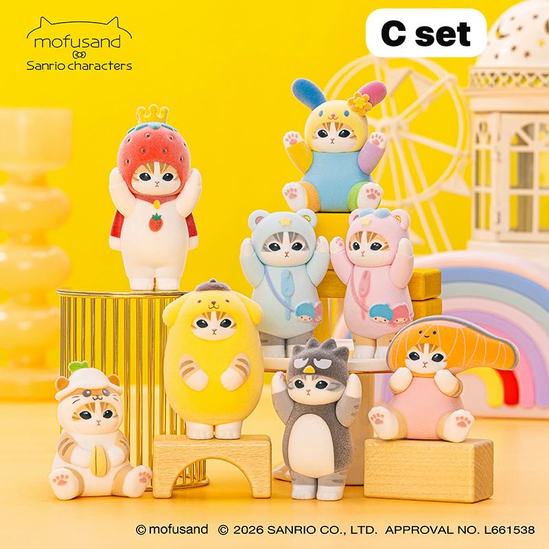 (17/4新品） 日本Mofusand X Sanrio 公仔手辦（抽）