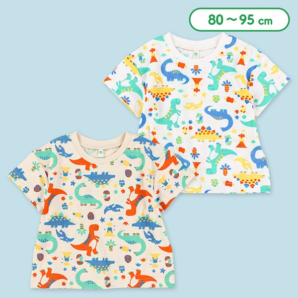 🇯🇵預訂 日本直送🇯🇵兩色恐龍滿印短袖T恤